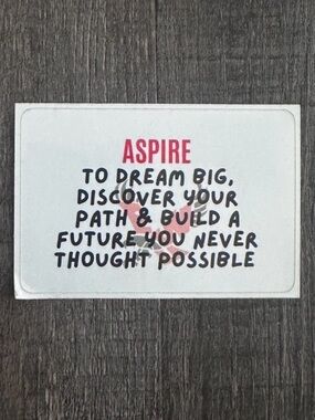 💞 New Eastern Washington University EWU Aspire Dream Big Motivational Sticker